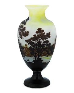 Art Nouveau Cameo Glass Vase by Gallé