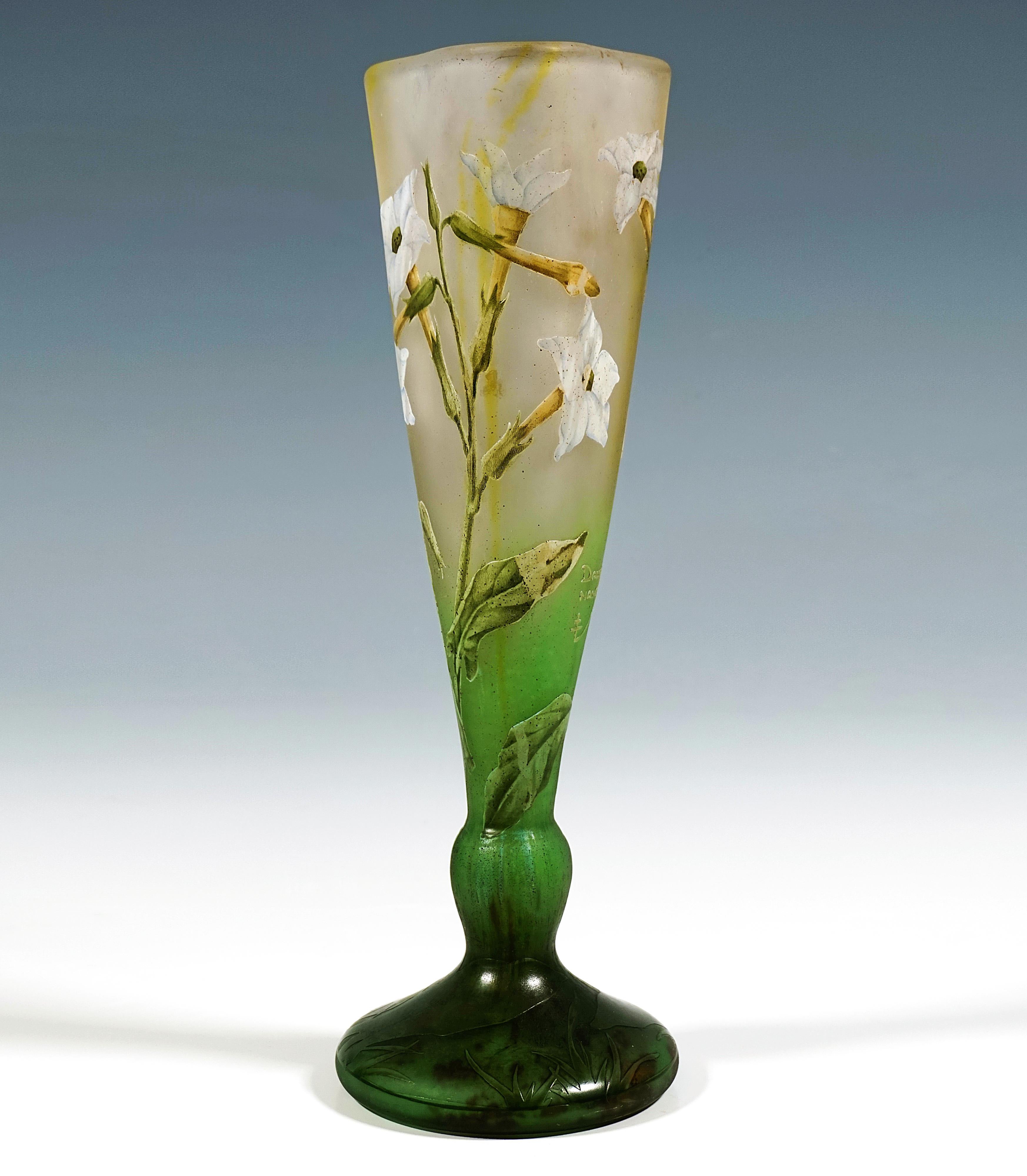 Art Nouveau Vaso cammeo Art Decor, Daum Nancy, Francia, 1900-1905 ca. in vendita