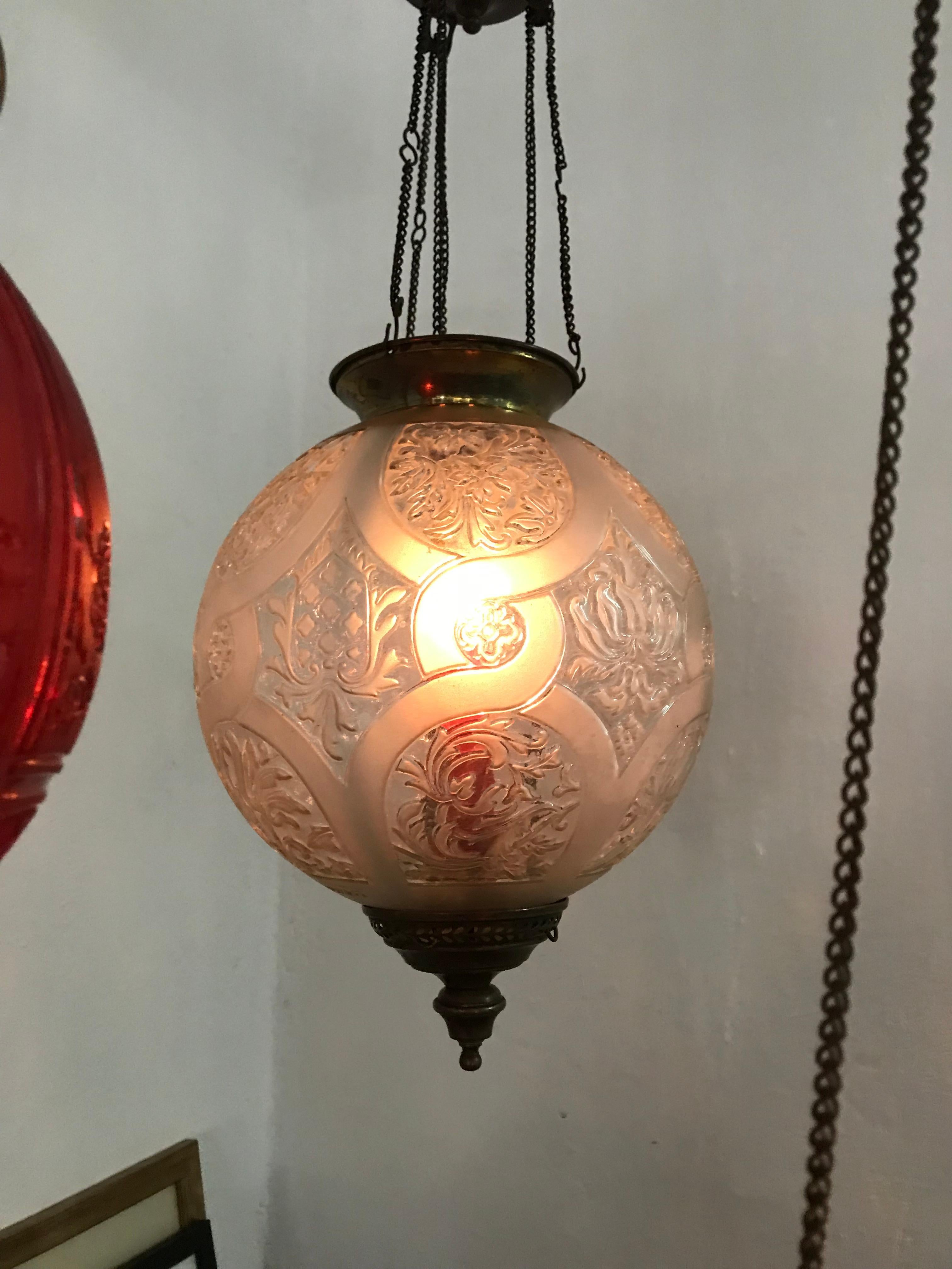 Art Nouveau Candle Lantern by Baccarat, France, circa 1890-1920 For Sale 5