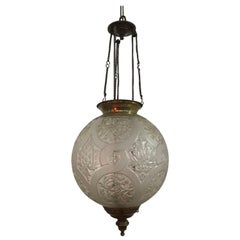 Art Nouveau Candle Lantern by Baccarat, France, circa 1890-1920
