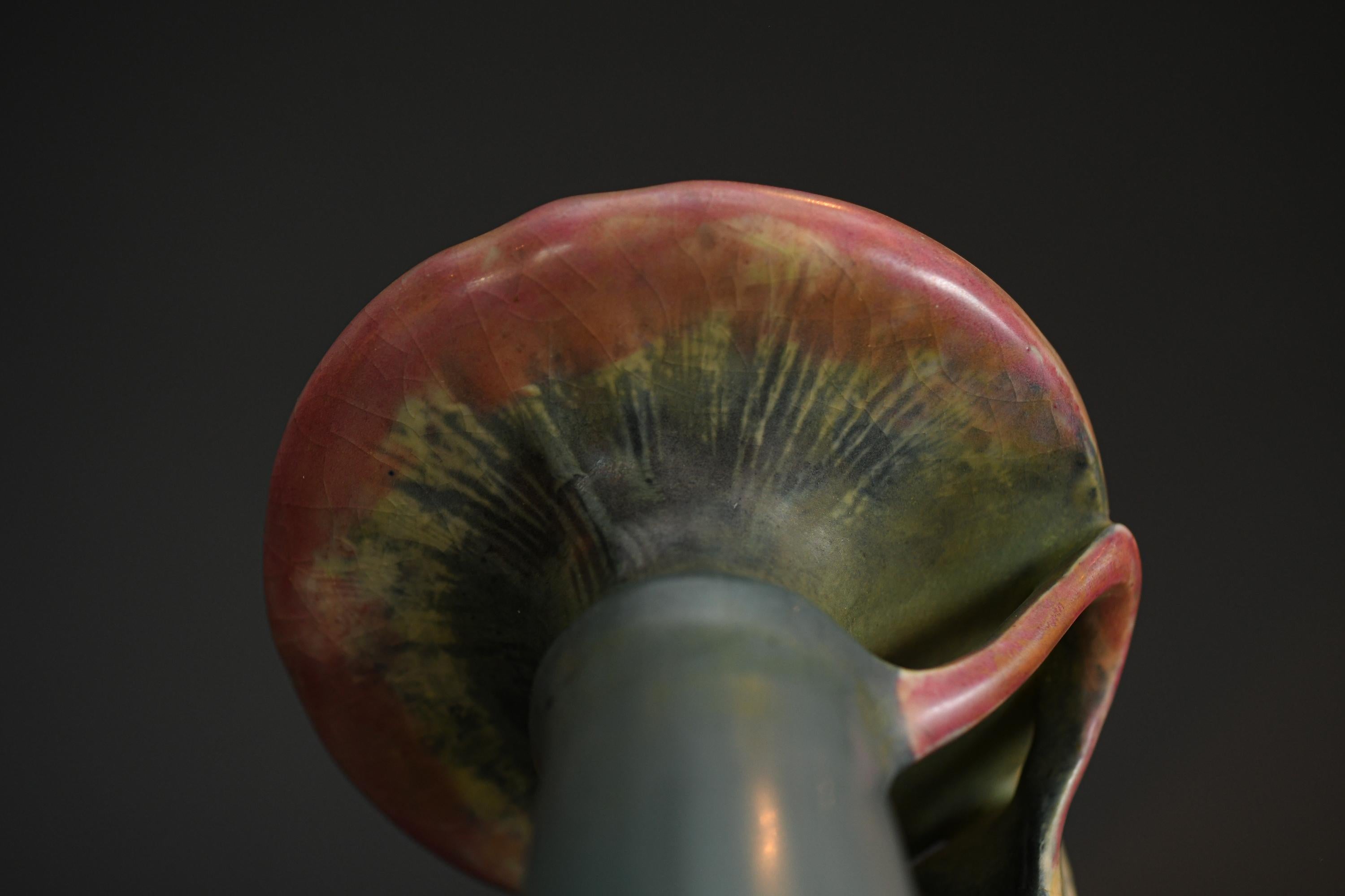 Jugendstil-Kerzenhalter, organische Form von Paul Dachsel für RSTK Amphora (Frühes 20. Jahrhundert) im Angebot