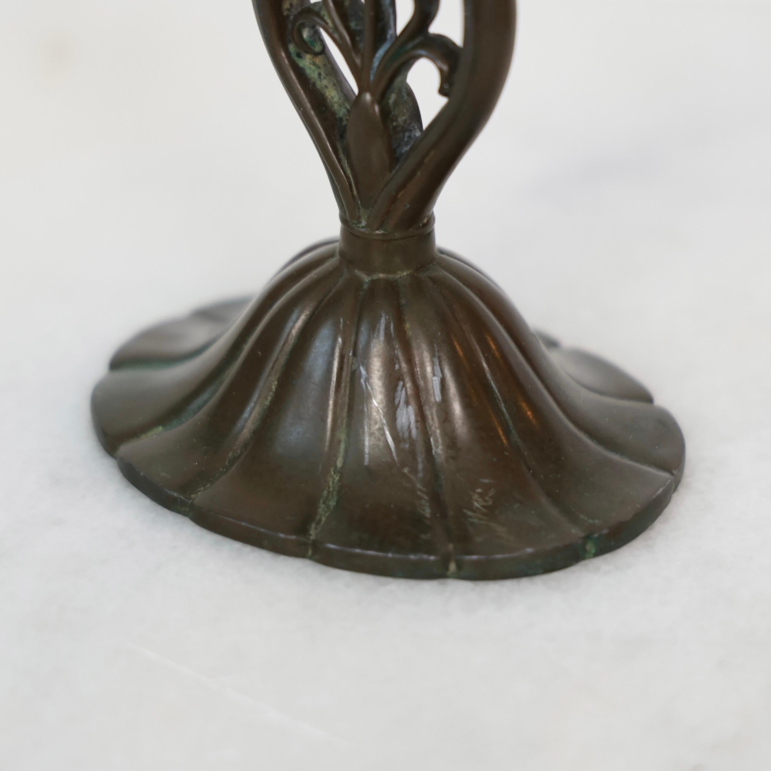 Art Nouveau Candlesticks by Just Andersen, 1920s, Denmark For Sale 3