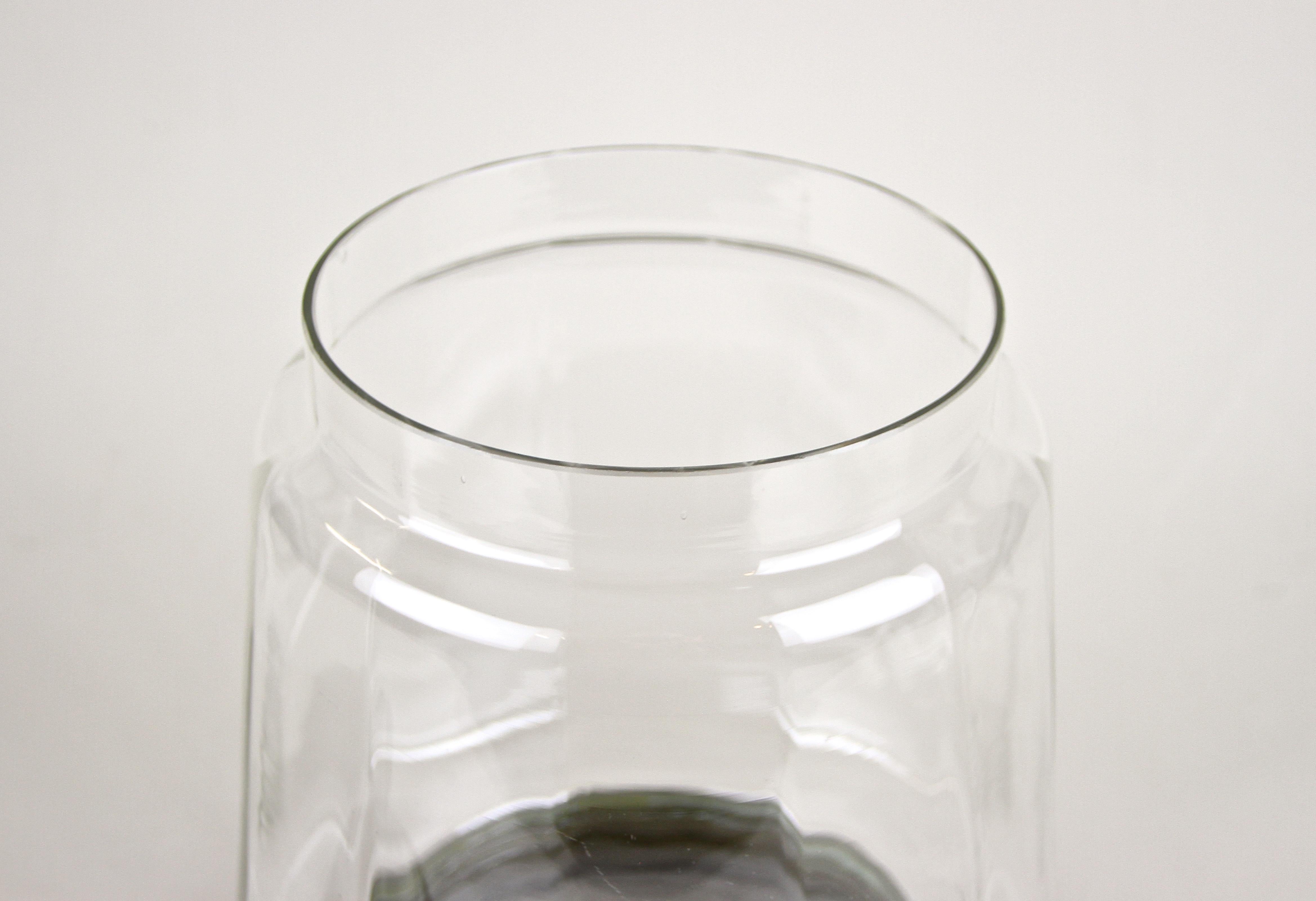 Art Nouveau Candy Glass Jar or Punch Bowl with Lid, Austria, circa 1910 4