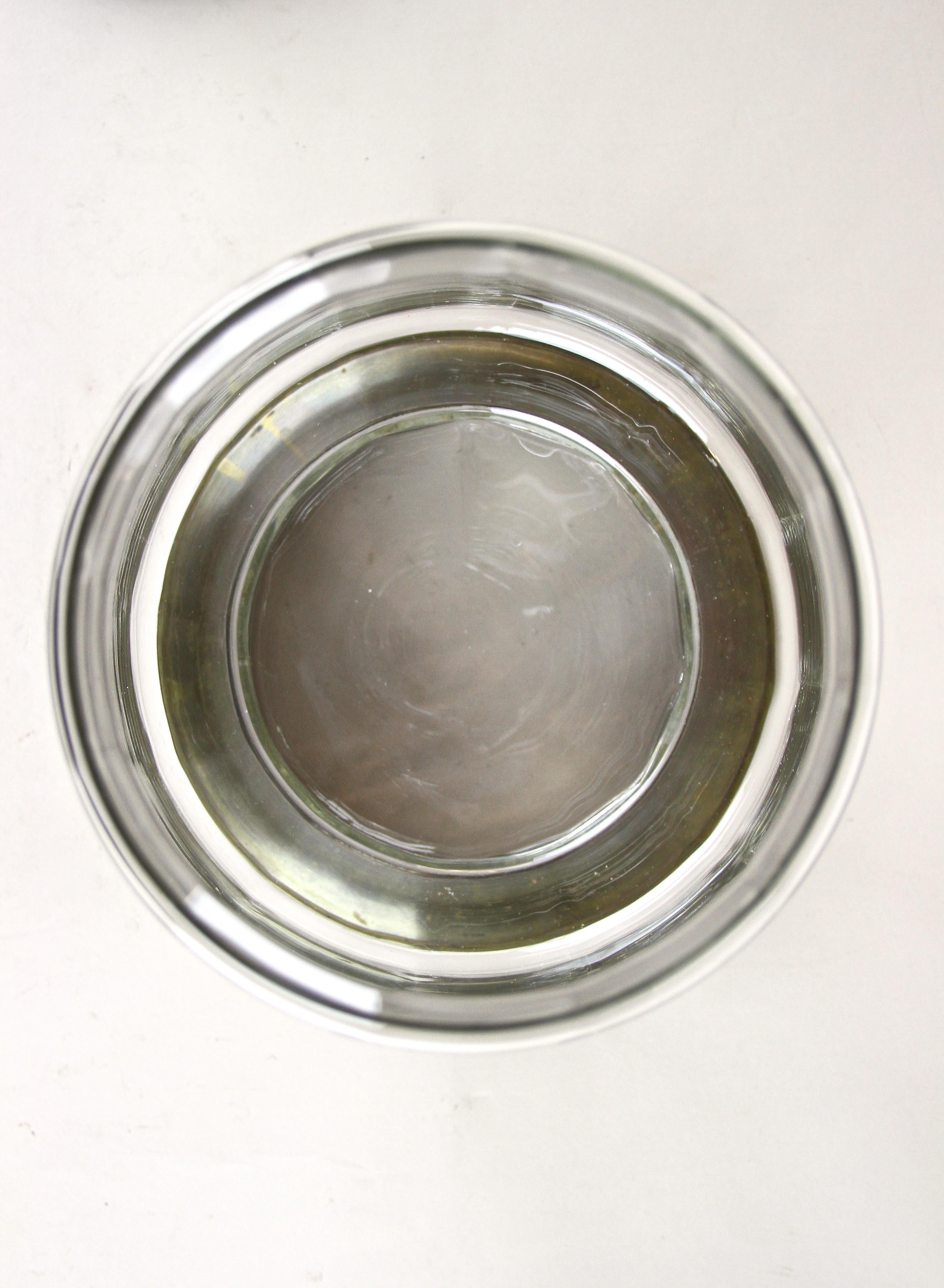 Art Nouveau Candy Glass Jar or Punch Bowl with Lid, Austria, circa 1910 5