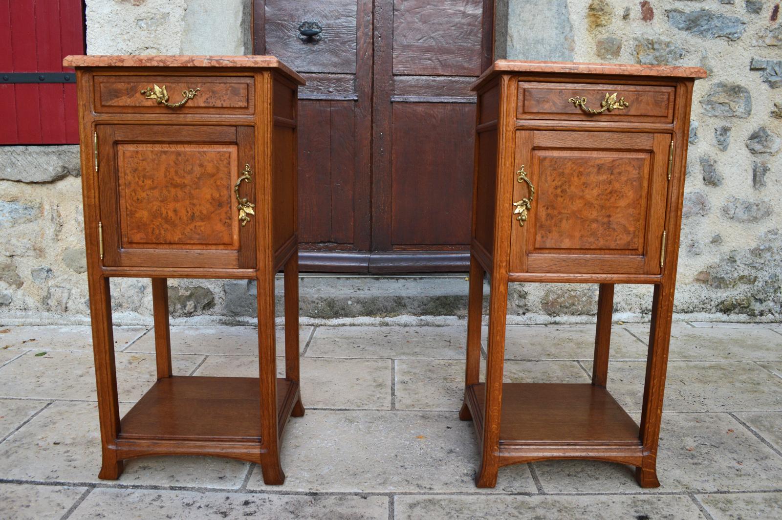 Art Nouveau Carved Bedroom Set, Attributed to Louis Majorelle, circa 1905 For Sale 6