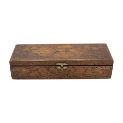 Art Nouveau Carved Wooden Box