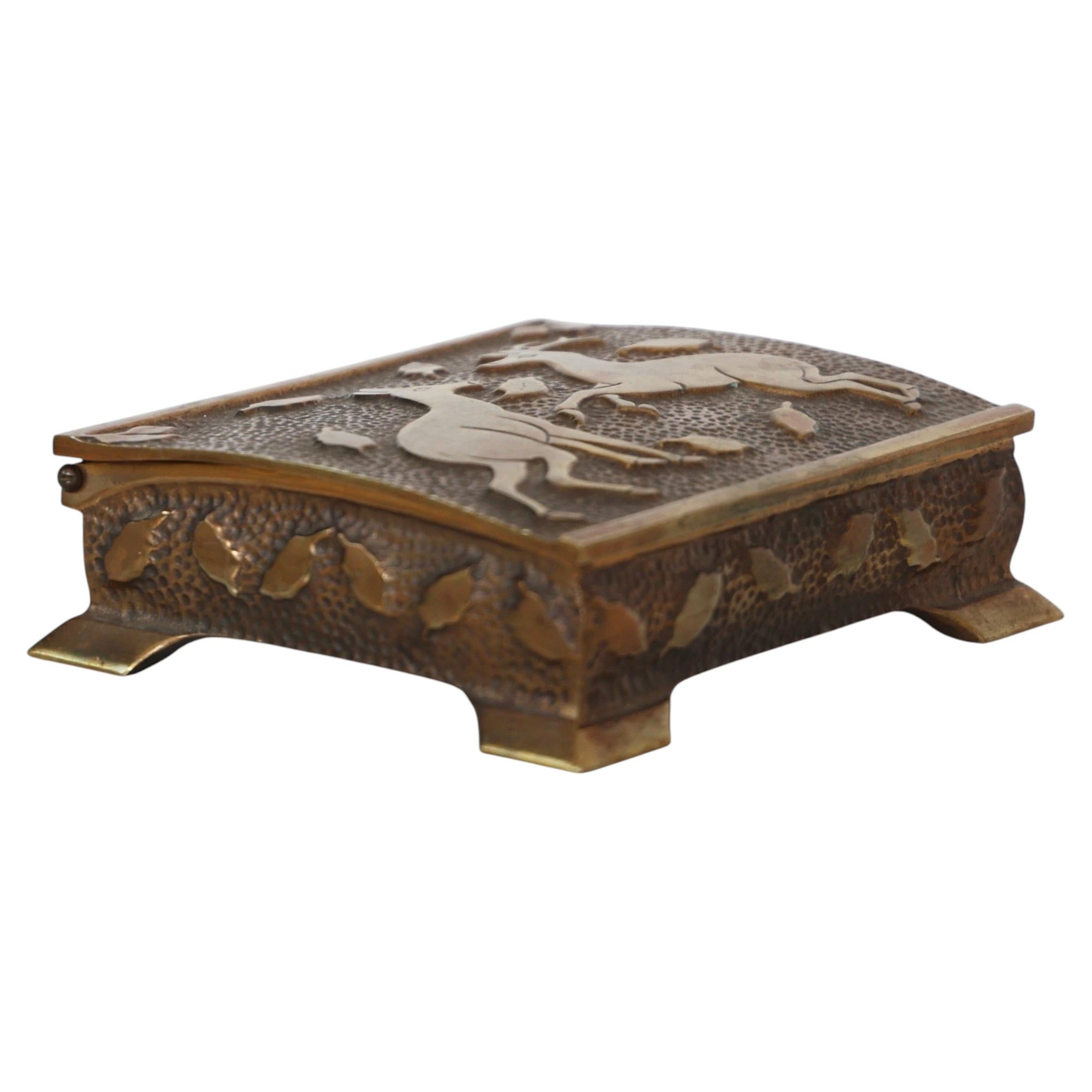 Art Nouveau Casket by Niels Dam Ravn, 1930s, Denmark