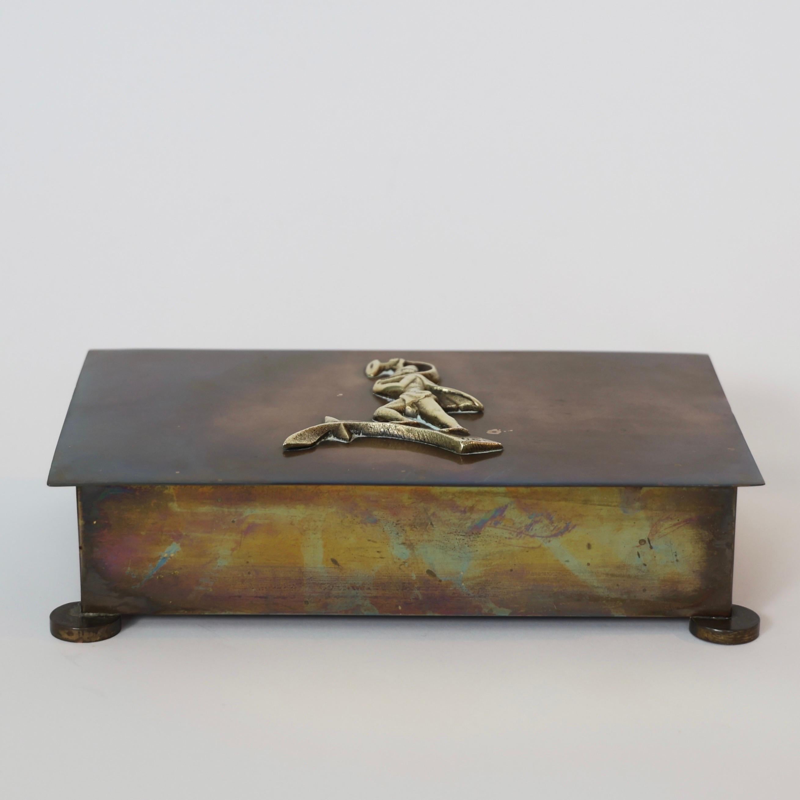 Cercueil Art nouveau de Nils Dam Rasmussen, années 1920, Danemark État moyen - En vente à Værløse, DK