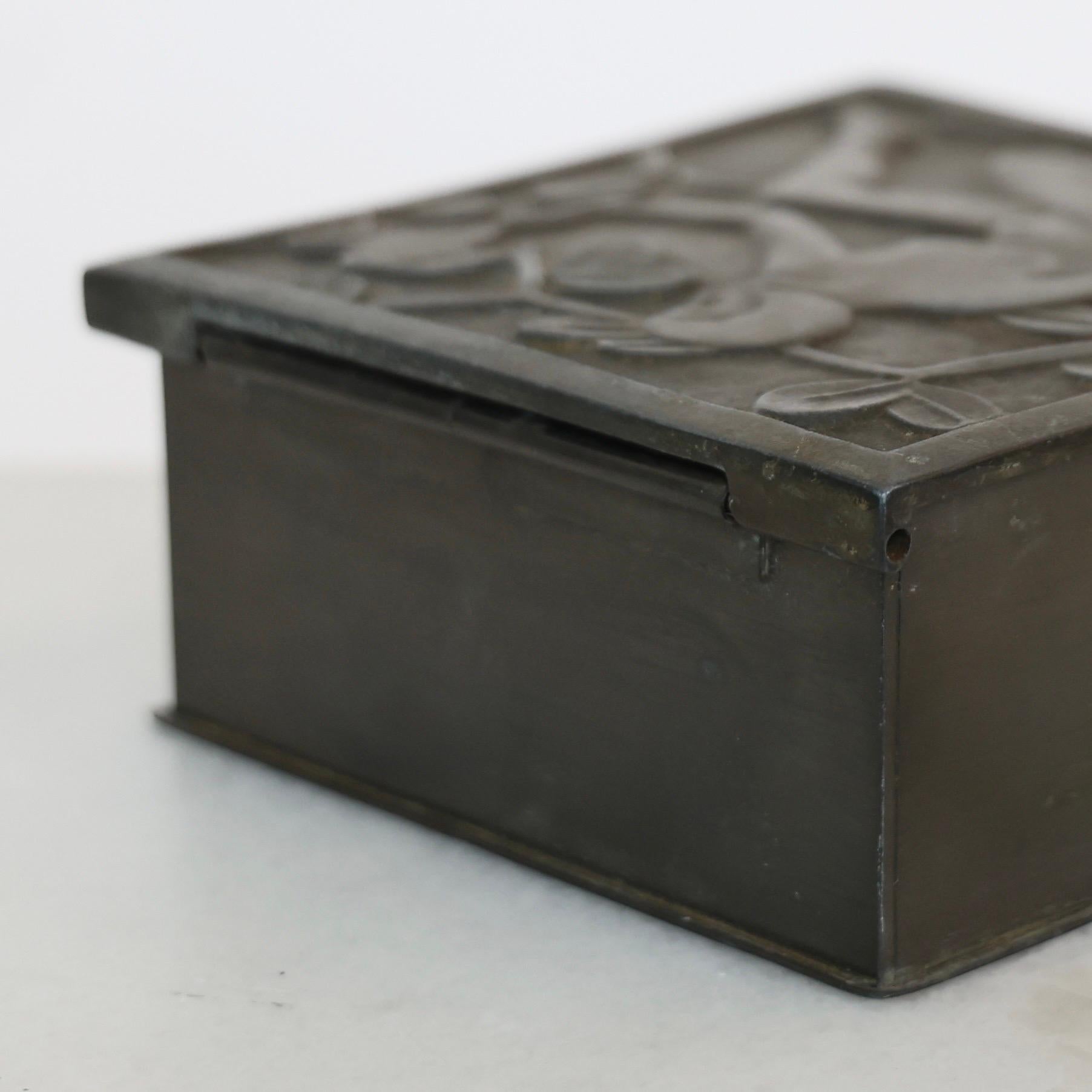 Early 20th Century Art Nouveau Casket by Nils Dam Rasmussen, 1920s, Denmark For Sale