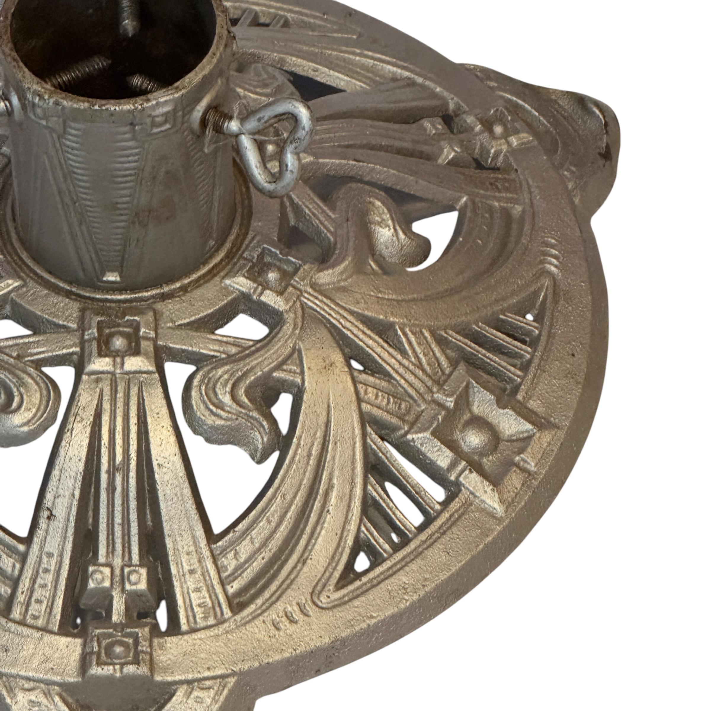 Early 20th Century Art Nouveau Cast Iron Christmas Tree Stand, Vintage, German, 1910s For Sale