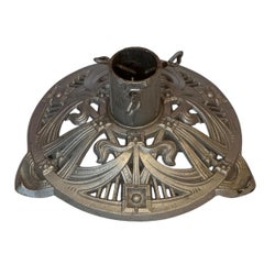 Stand de sapin de Noël en fonte Art Nouveau, Vintage, allemand, années 1910