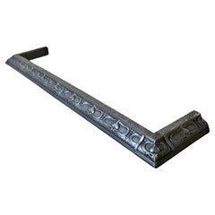 Art Nouveau Cast Iron Long Fender    This is a Good Long Victorian Iron Fender