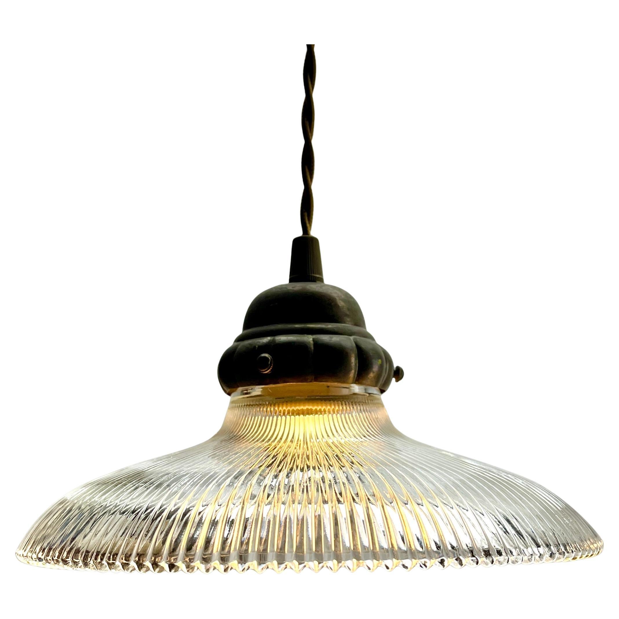 Art Nouveau Ceiling Lamp, Scailmont Belgium Glass Shade, 1930s For Sale 2