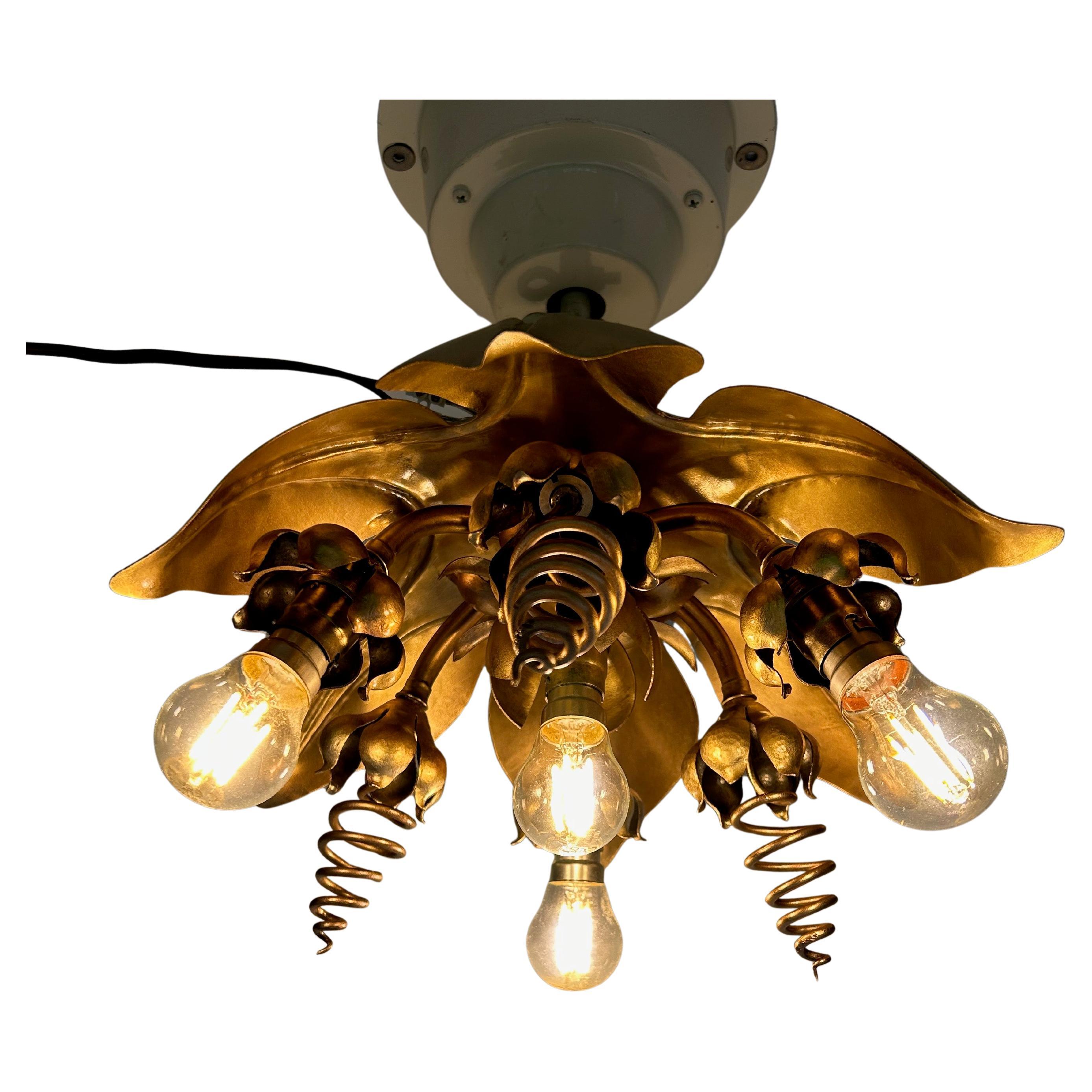 Lampada da soffitto a sospensione in stile liberty nel gusto di Was Benson