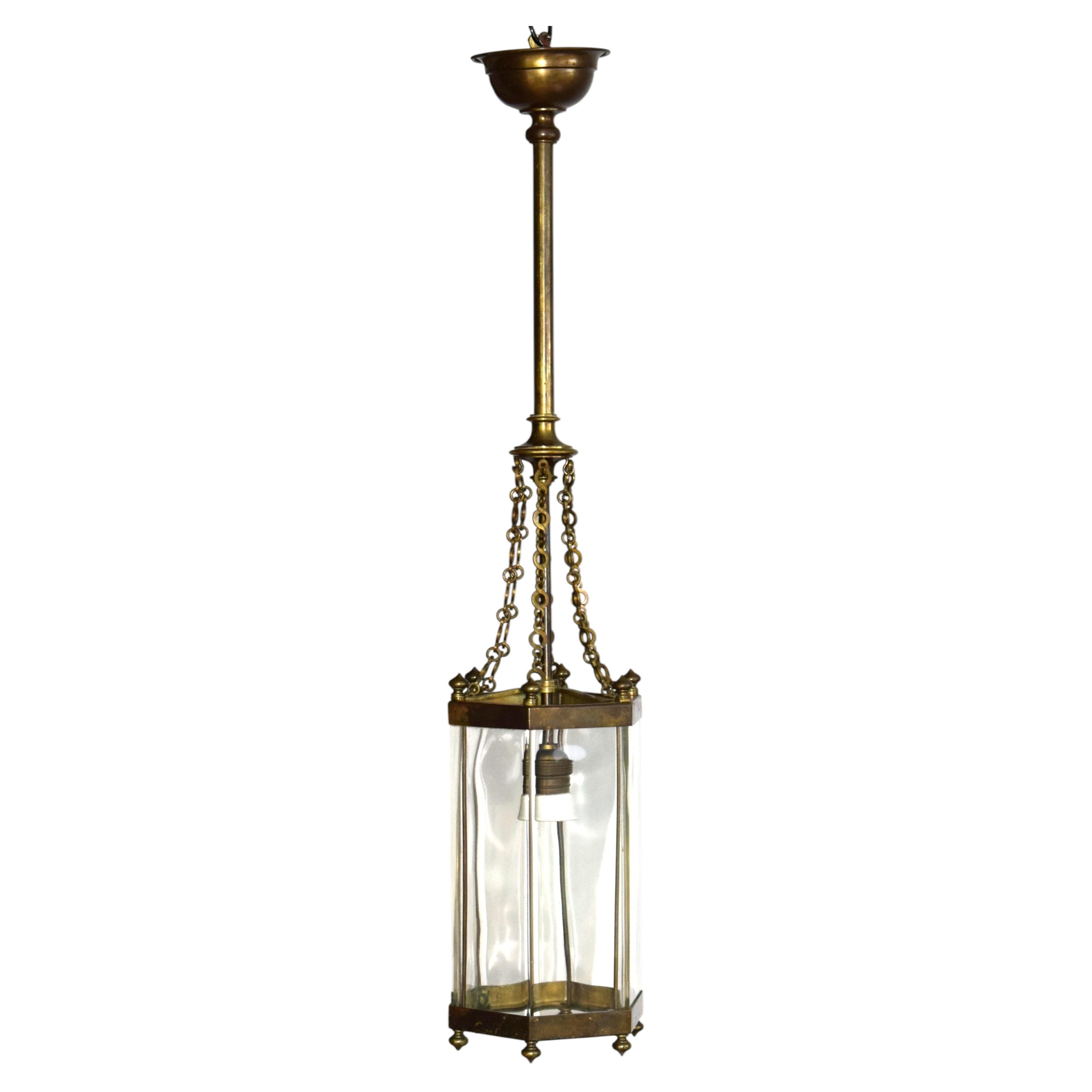 Art Nouveau ceiling light from Vienna For Sale