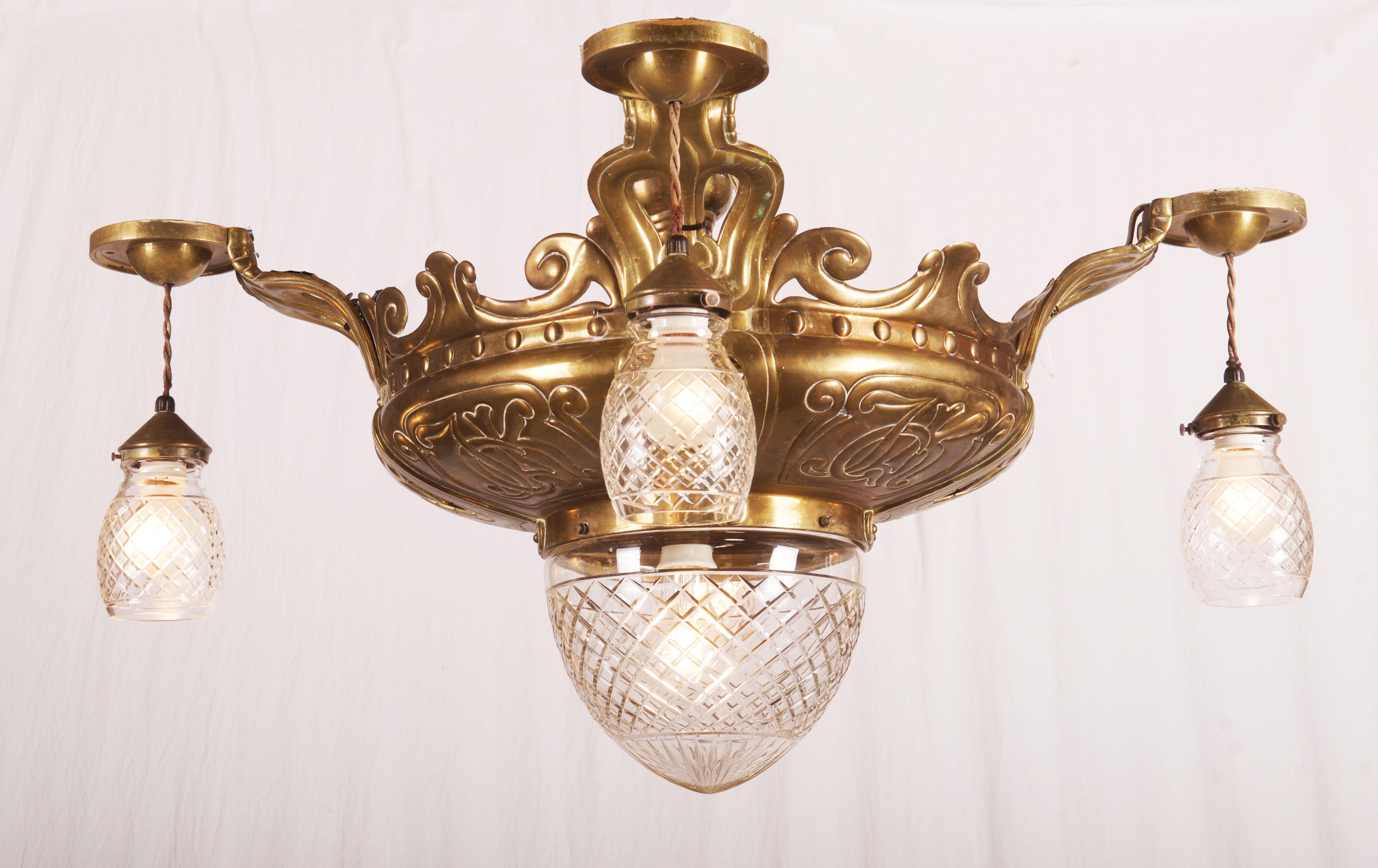 Art Nouveau Ceiling Lights Flush Mounth Lamp 4