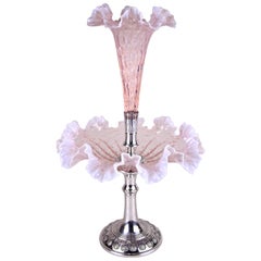 Art Nouveau Centerpiece Glass by Argentor, Austria, circa 1900