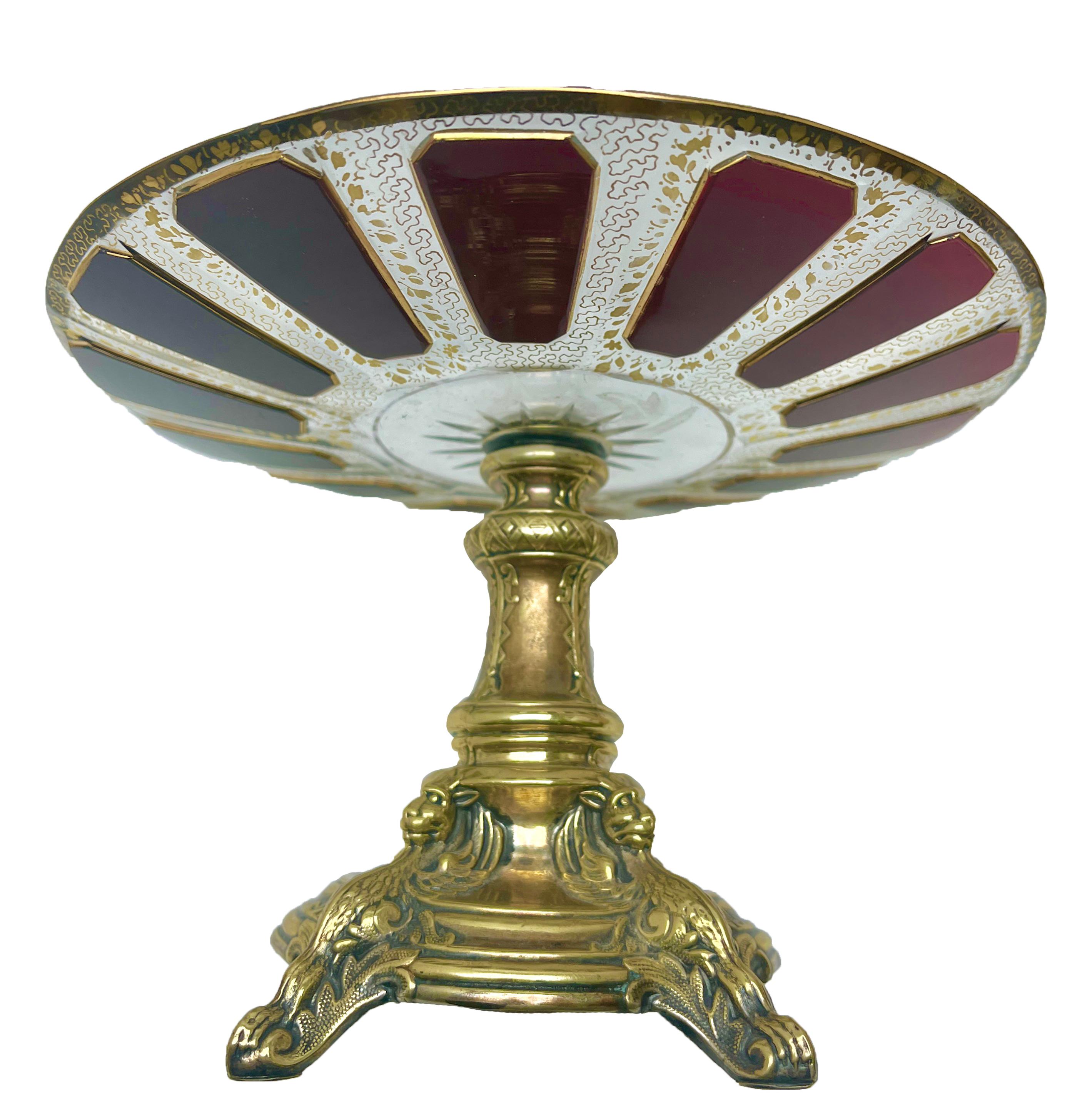 Early 20th Century Art Nouveau Centrepiece Attributed to Kayser in Germany, circa 1900 For Sale