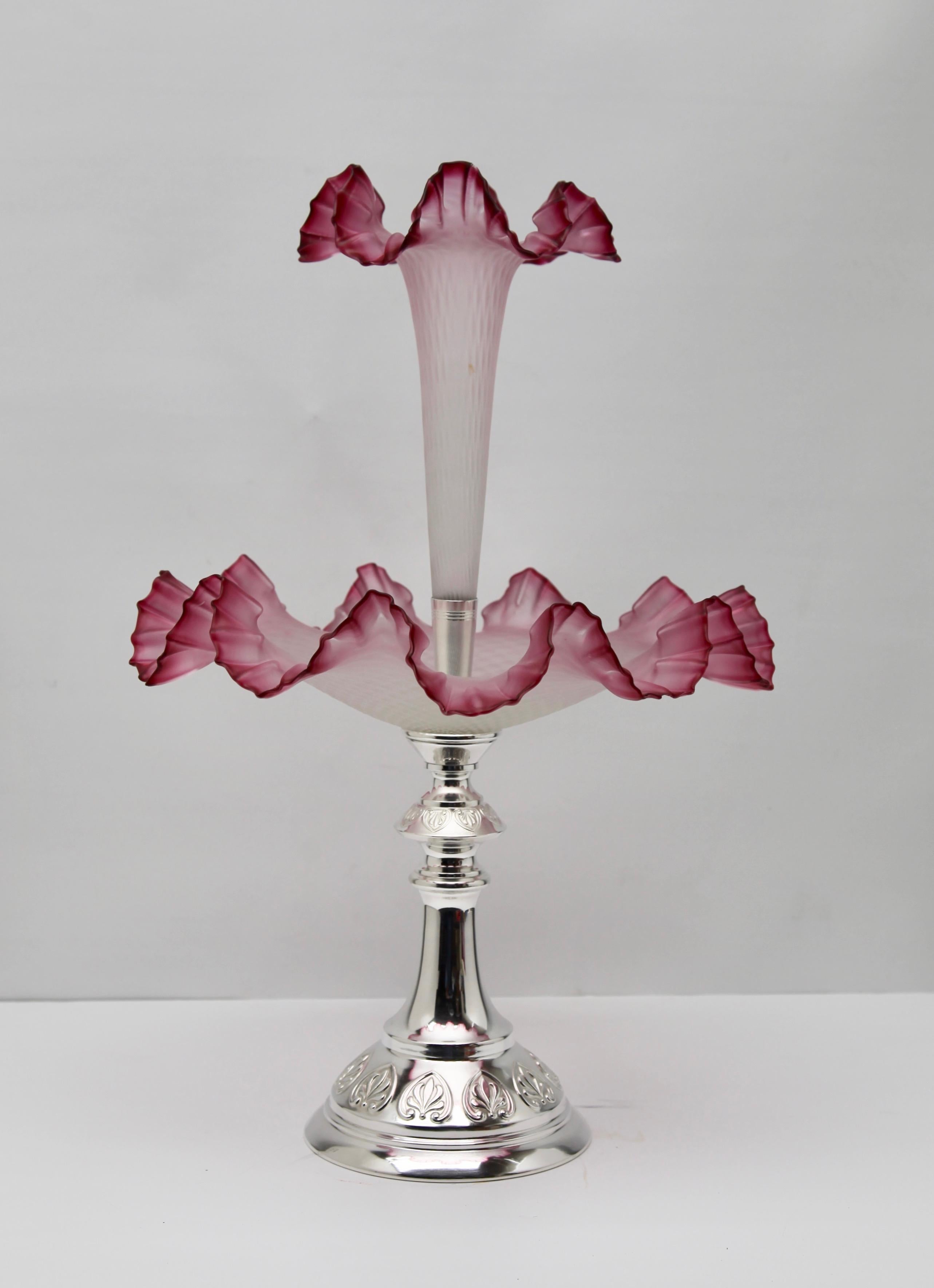 Art Nouveau Centrepiece Attributed to Kayser in Germany, circa 1900 For Sale 1