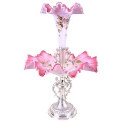 Art Nouveau Centrepiece Glass, Austria circa 1900