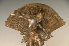 Art Nouveau Centrepiece/Letter Rack Signed by Moreau