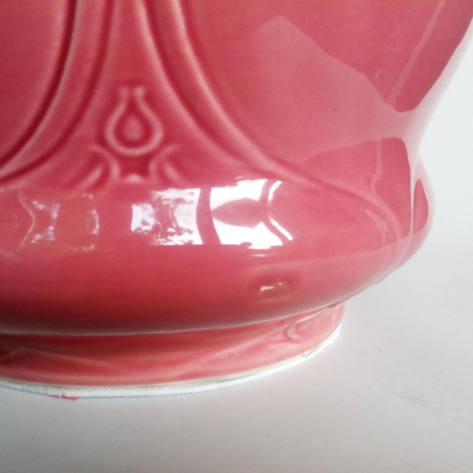 Art Nouveau Ceramic Cache Pot 2