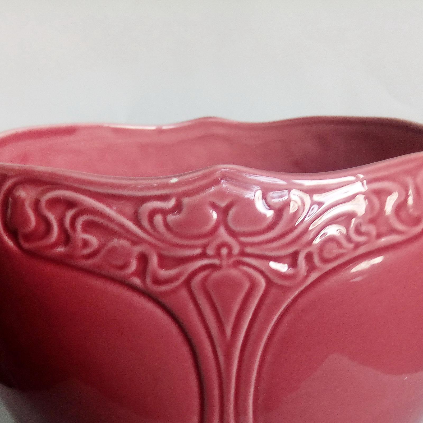 Art Nouveau Ceramic Cache Pot 3