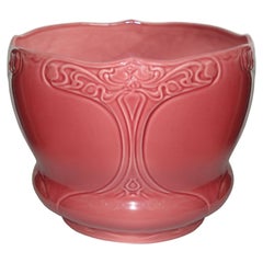 Art Nouveau Ceramic Cache Pot