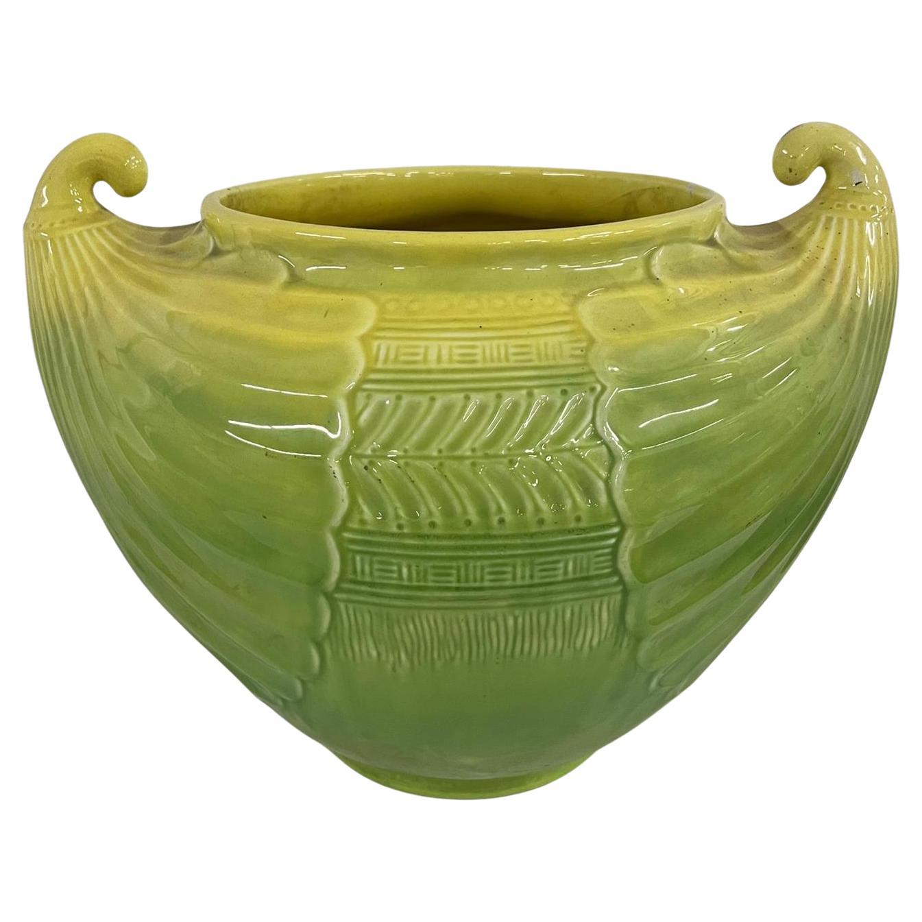 Art Nouveau Ceramic Cachepot Christopher Dresser SCI Laveno For Sale