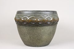 Art Nouveau Ceramic Cachepot with Celtic Design by Amphora, Austria, ca.1900