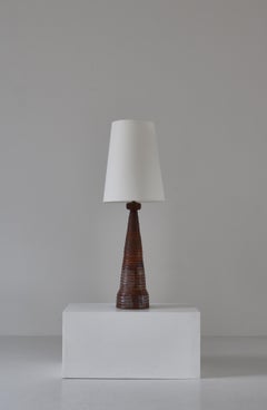 Jugendstil-Steh-/Tischlampe aus Keramik, Hans Henrik Petersen „HPK“, Dänemark, 1930er Jahre