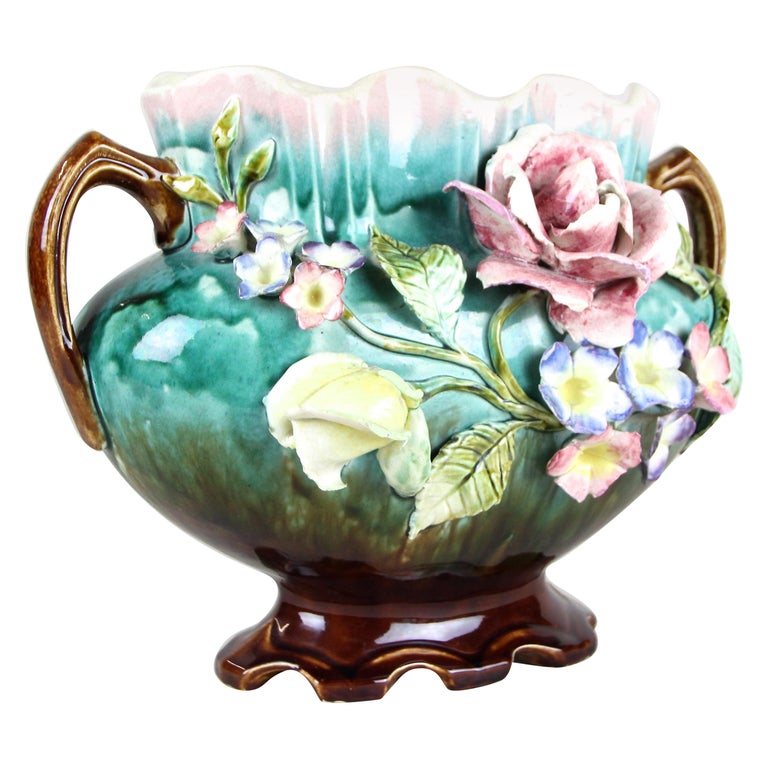 Art Nouveau Ceramic Jardinière, France, circa 1900 at 1stdibs
