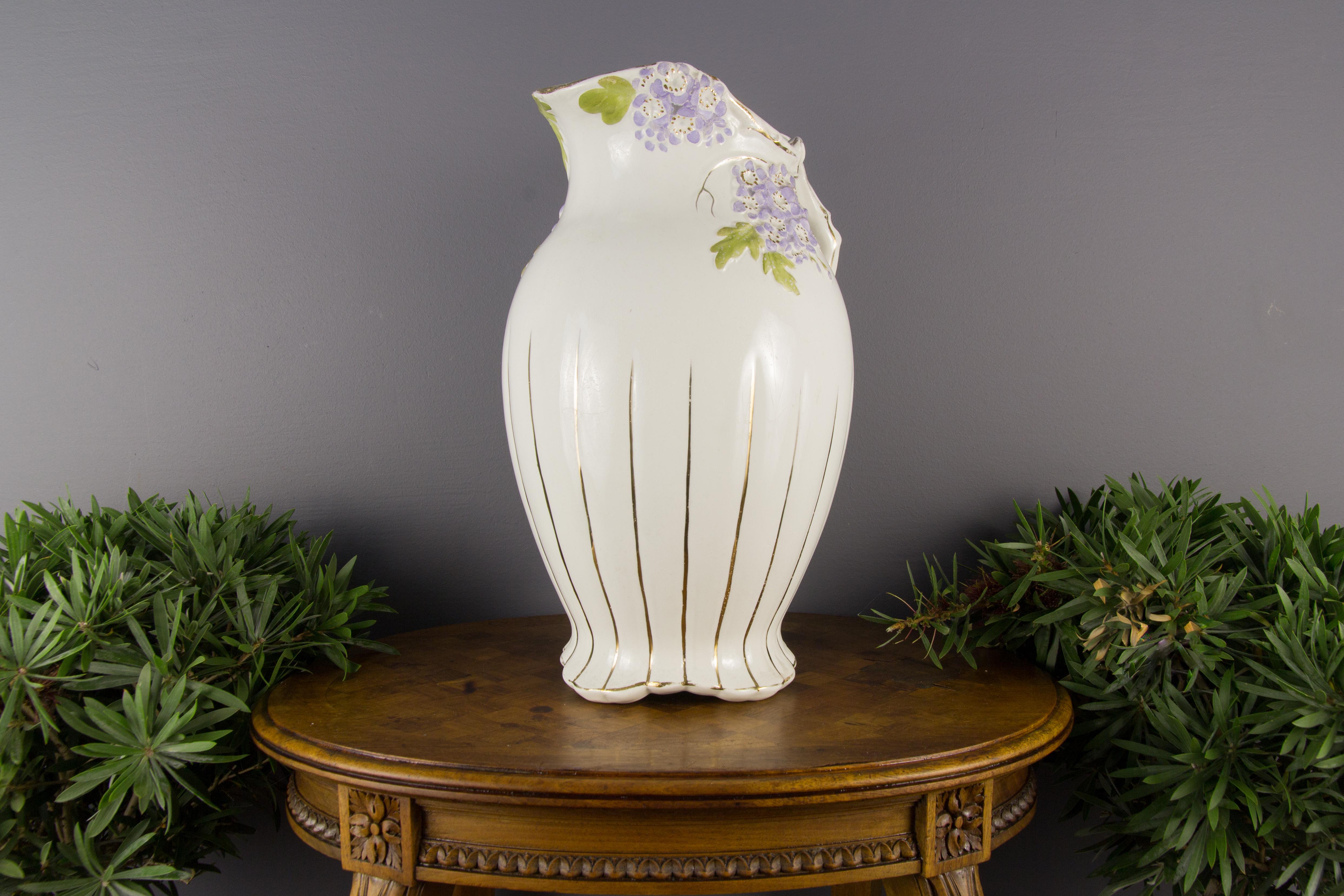 Art Nouveau Ceramic Jug or Vase 4