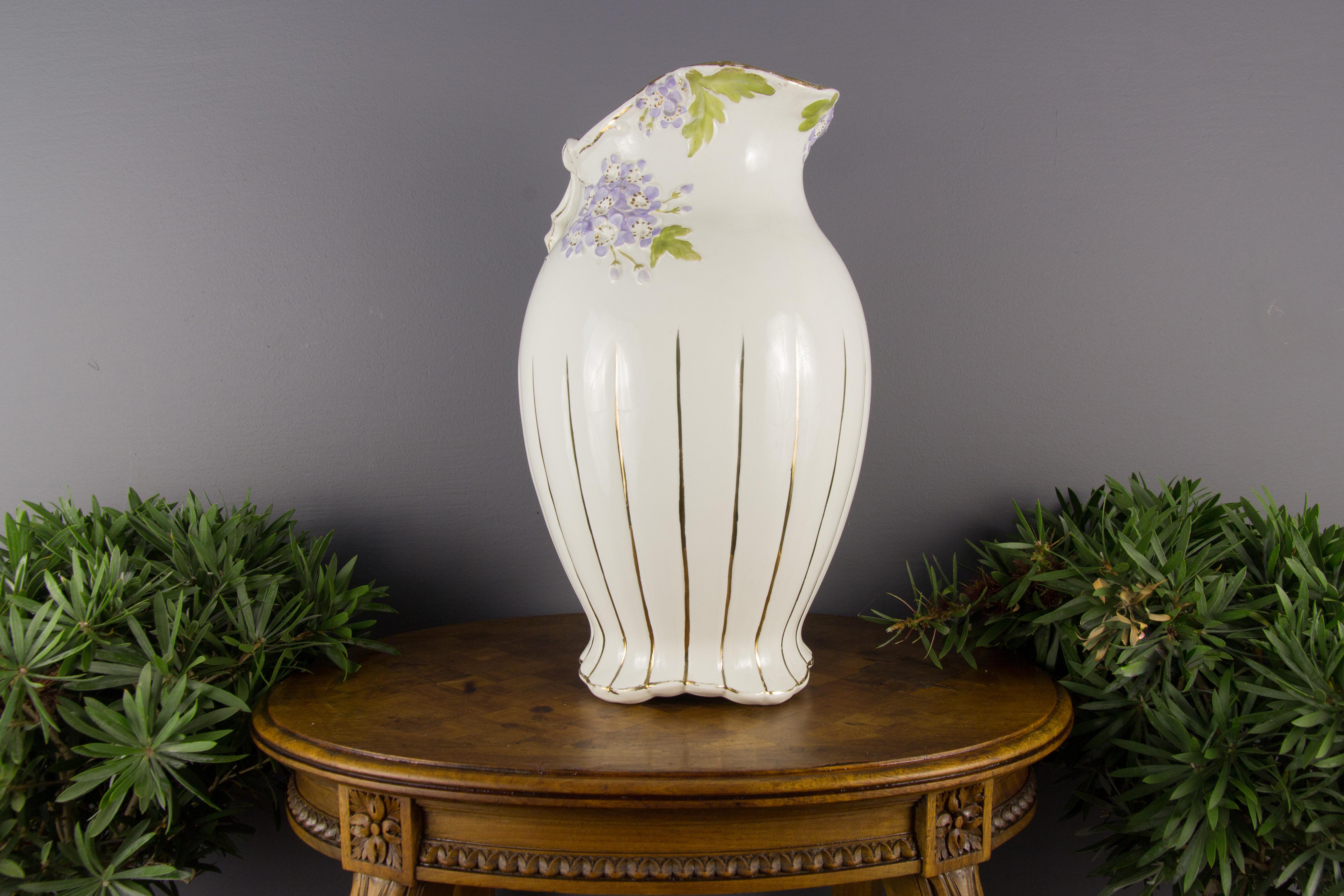 Art Nouveau Ceramic Jug or Vase 10
