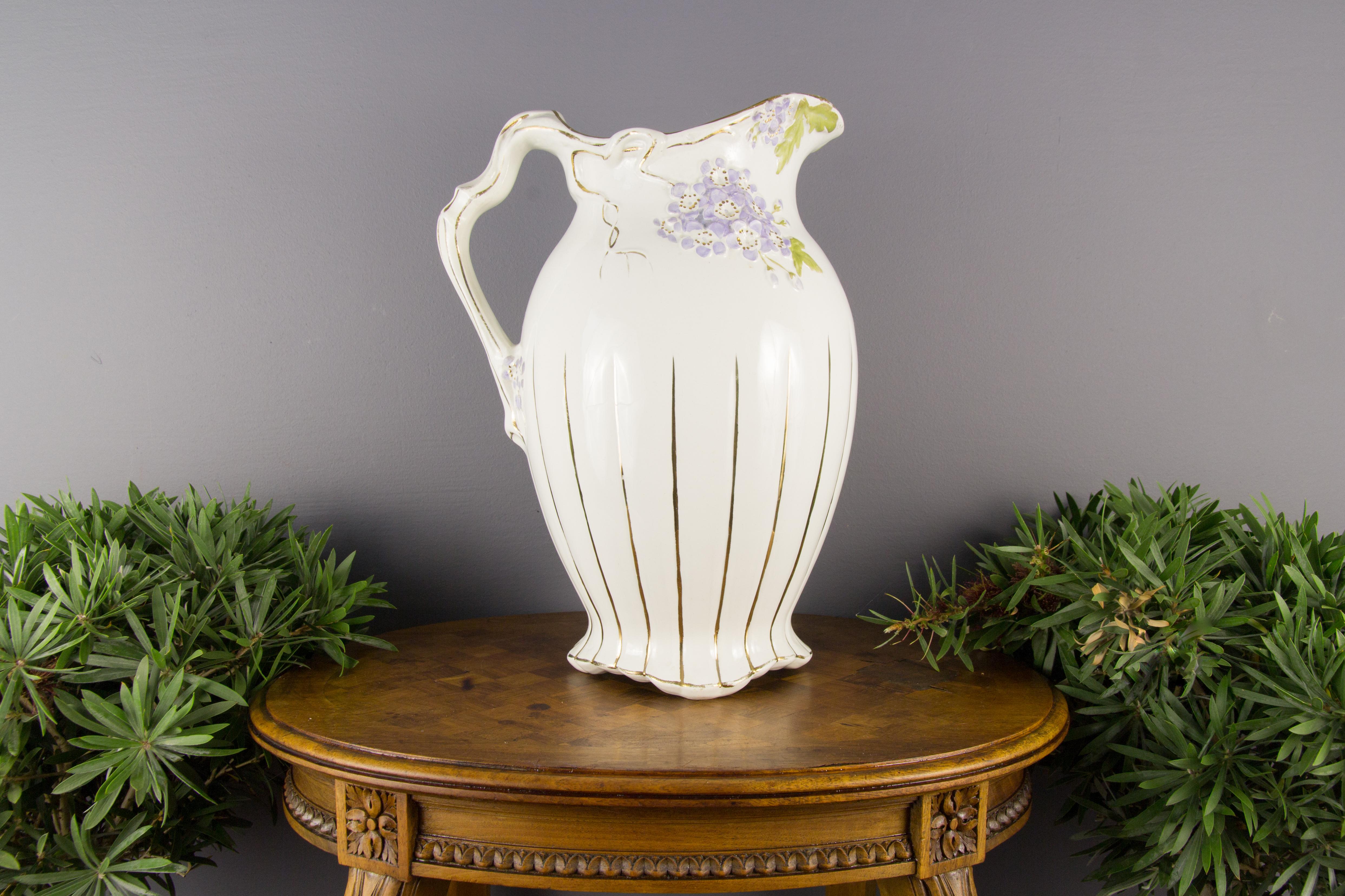 Art Nouveau Ceramic Jug or Vase 1