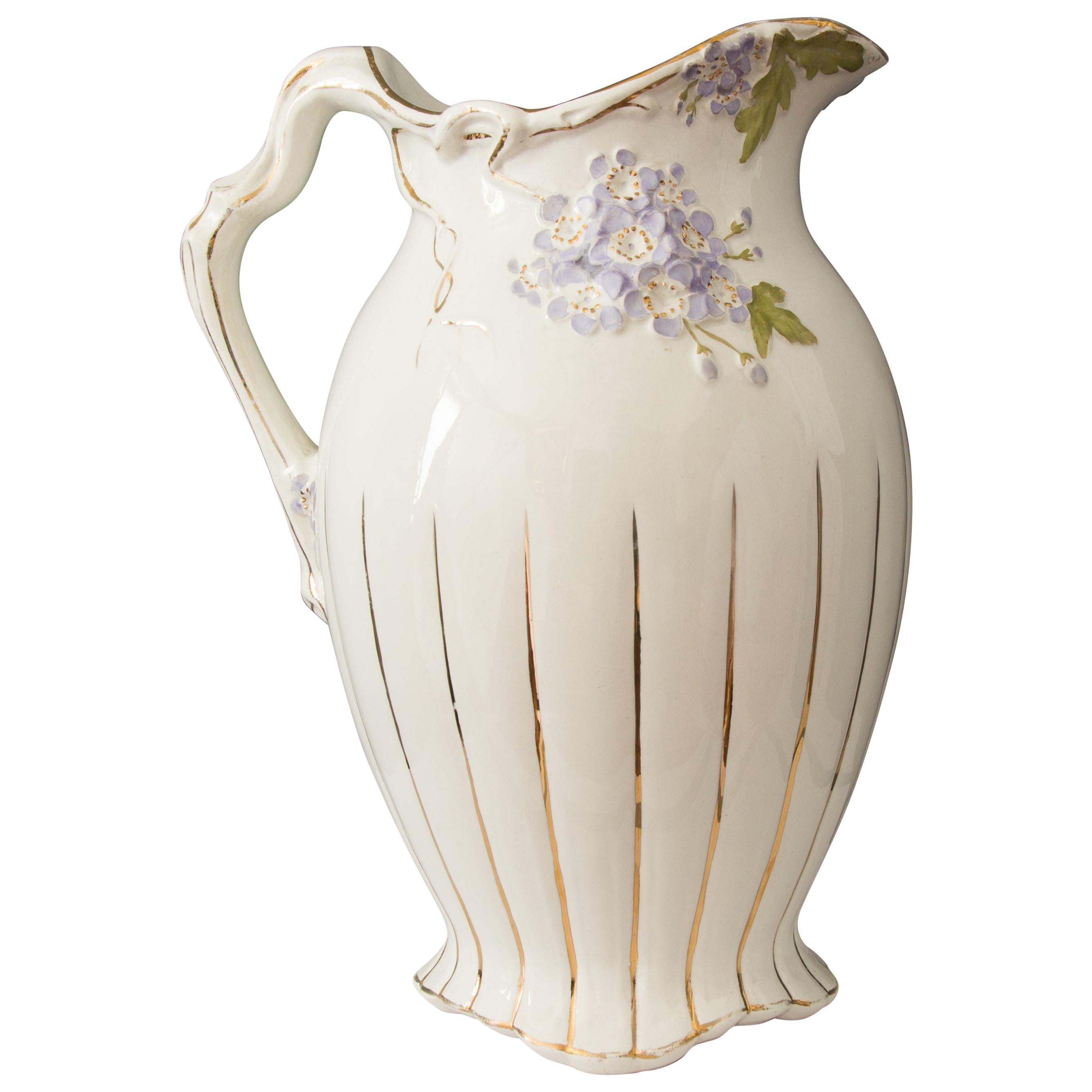 Art Nouveau Ceramic Jug or Vase