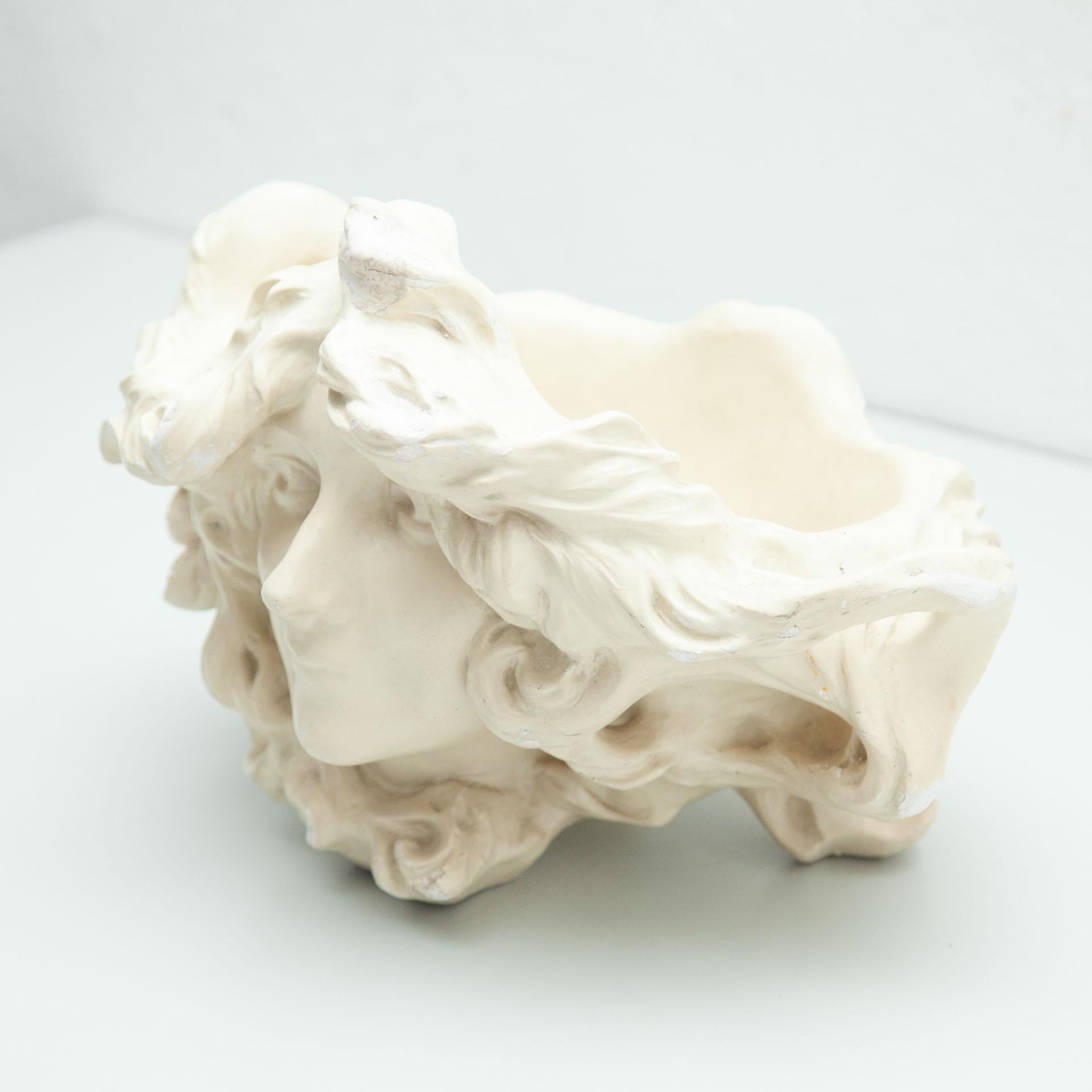 Spanish Art Nouveau Ceramic Nymph by Lambert Escaler for BD Editions, circa 1900