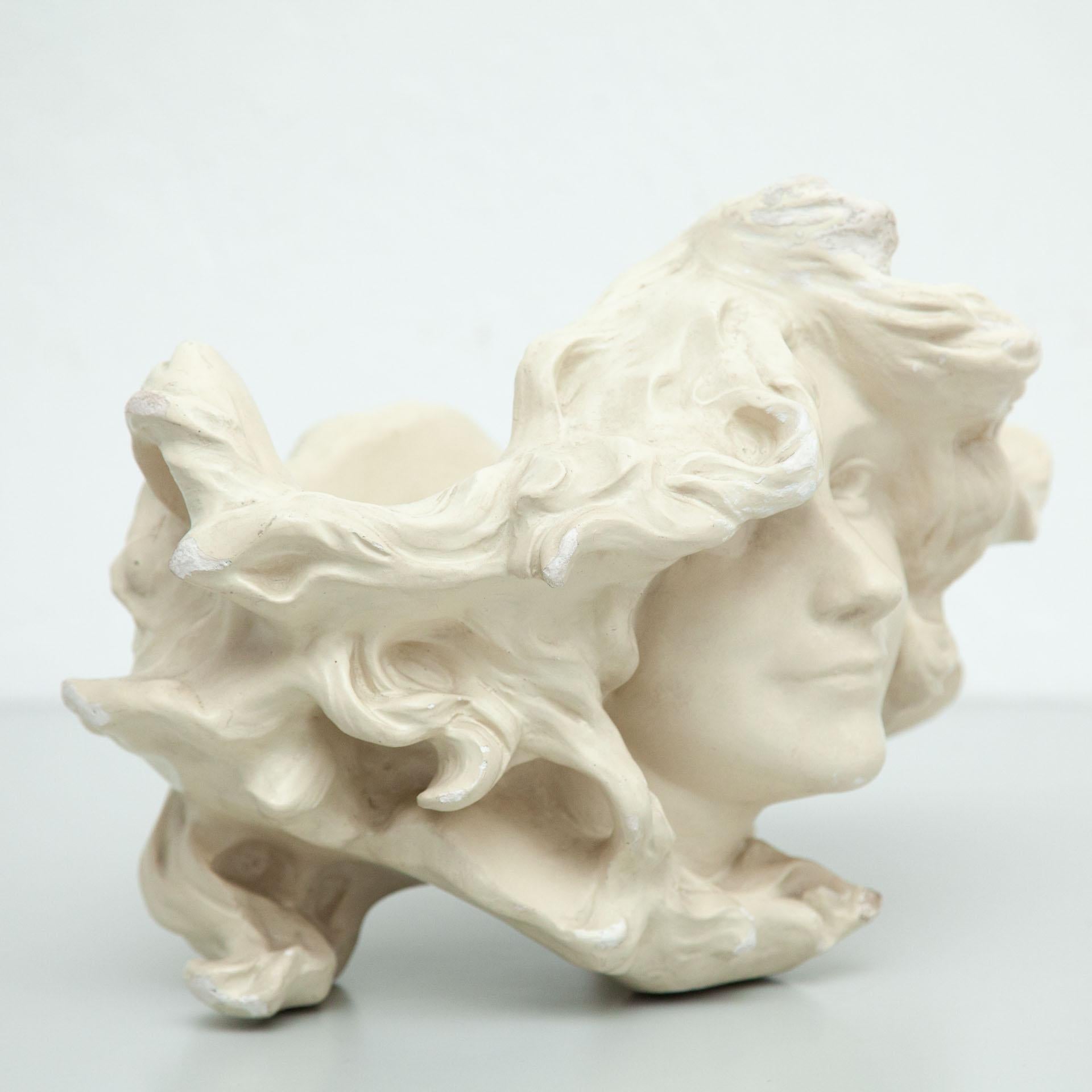 Art Nouveau Ceramic Nymph by Lambert Escaler for BD Editions, circa 1900 1