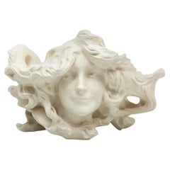 Ninfa de cerámica Art Nouveau de Lambert Escaler para BD Art Editions, hacia 1900