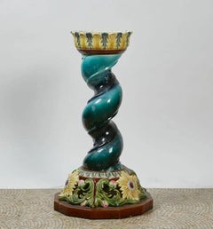 Art Nouveau ceramic pedestal  circa 1900