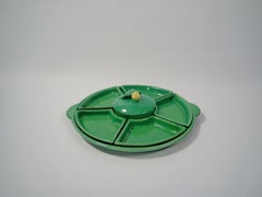 Art Nouveau Ceramic Serving Dish by Andreas Schneider, Norway, 1910s