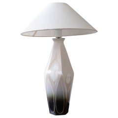 Art Nouveau Ceramic Table Lamp Rörstrand Sweden, 1900