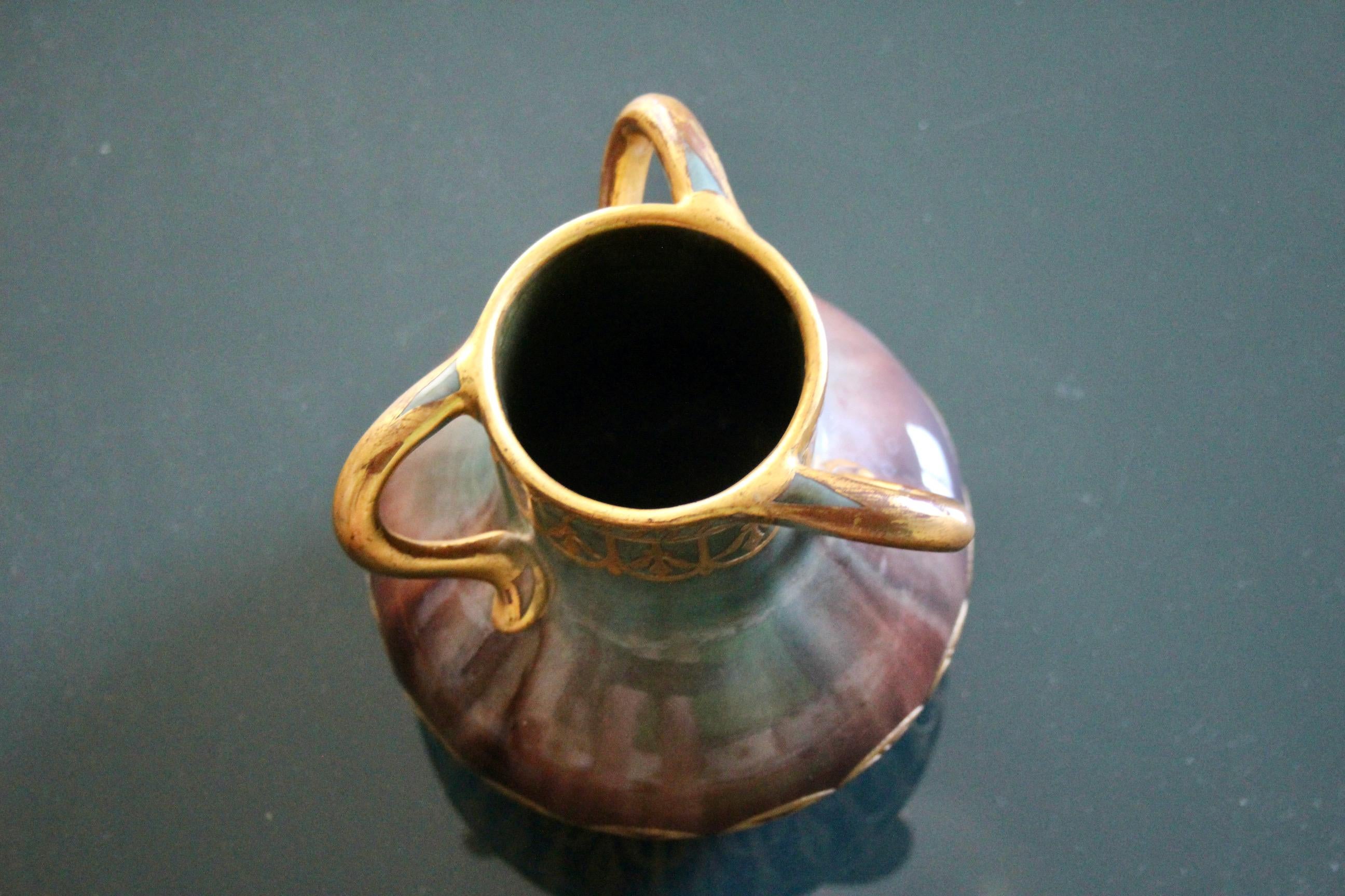 Vaso in ceramica Art nouveau in vendita 3