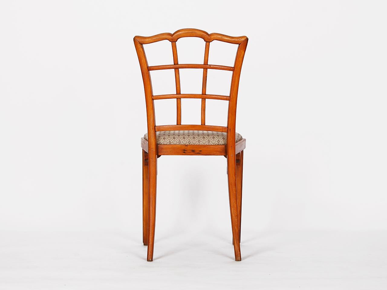 Austrian Art Nouveau Chair A 562 by Otto Prutscher for Thonet, 1910s For Sale