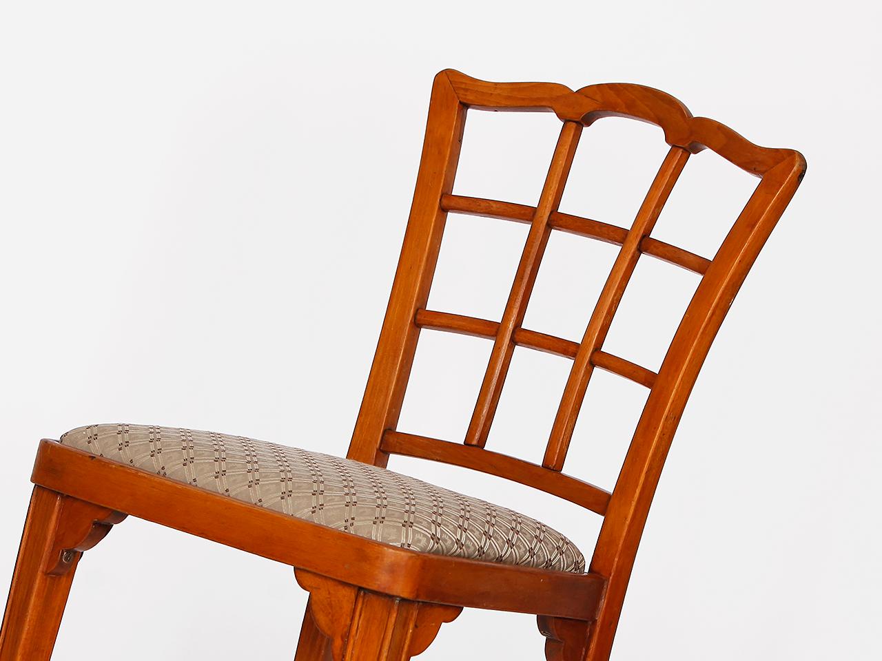 Beech Art Nouveau Chair A 562 by Otto Prutscher for Thonet, 1910s For Sale