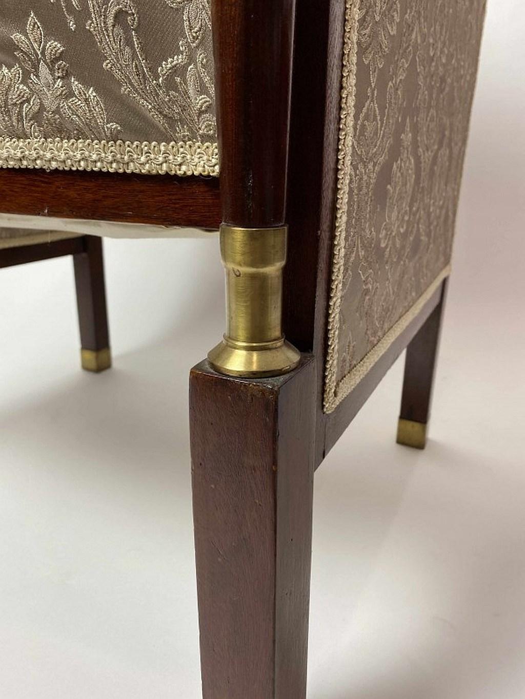German Art Nouveau Chair by Hans Christiansen for Darmstadt