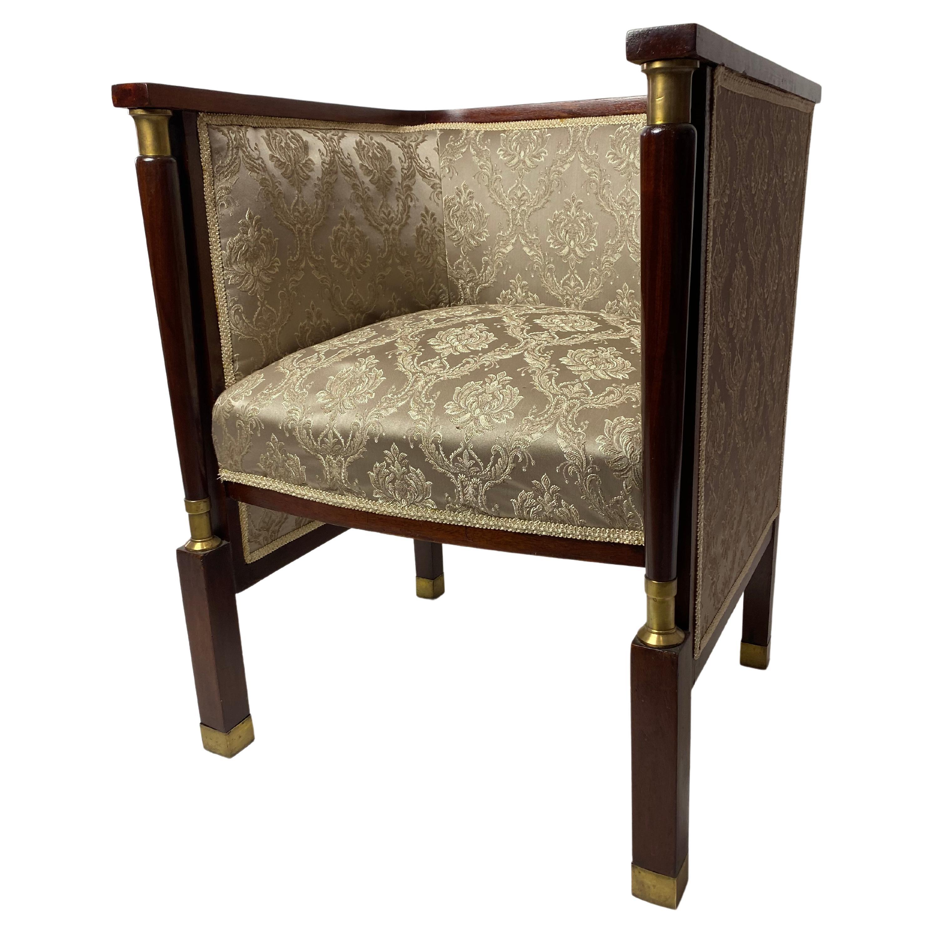 Art Nouveau Chair by Hans Christiansen for Darmstadt