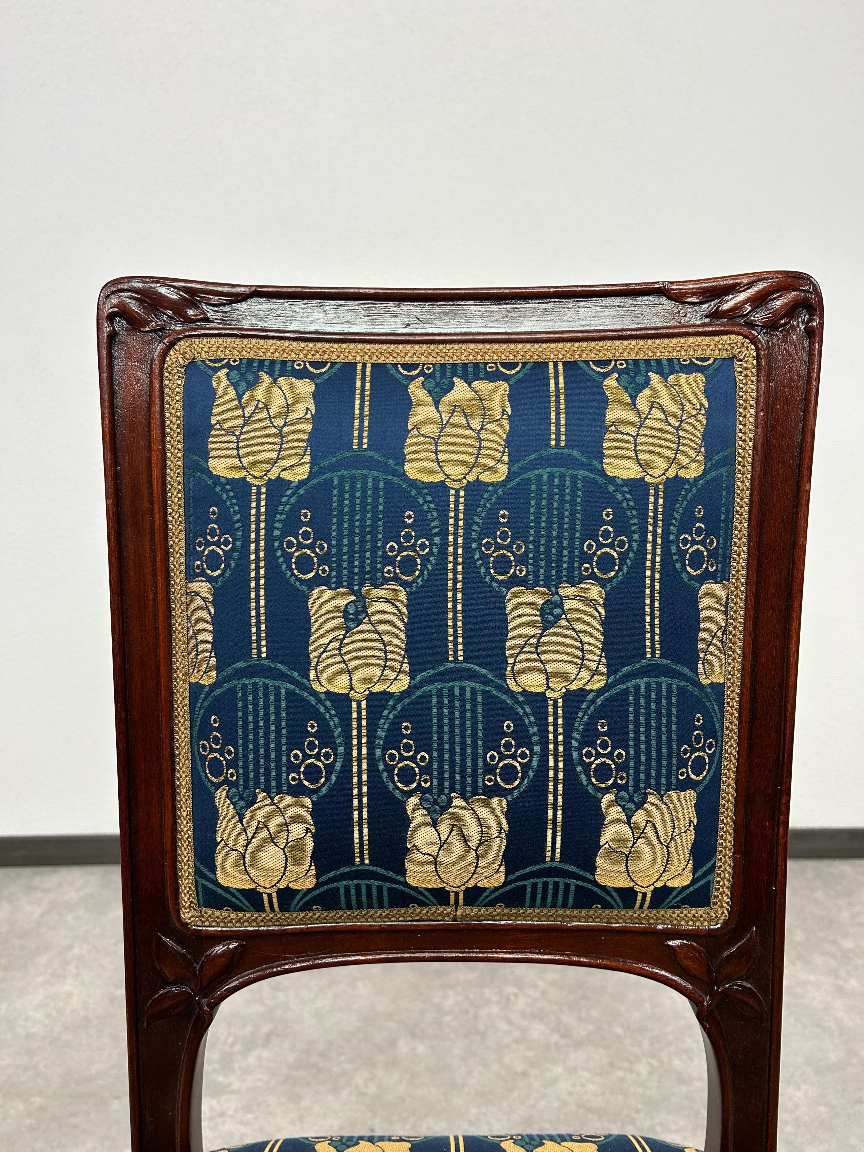 Art nouveau chair im Zustand „Hervorragend“ im Angebot in Banská Štiavnica, SK