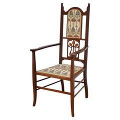 Art Nouveau Chair In Mahogany