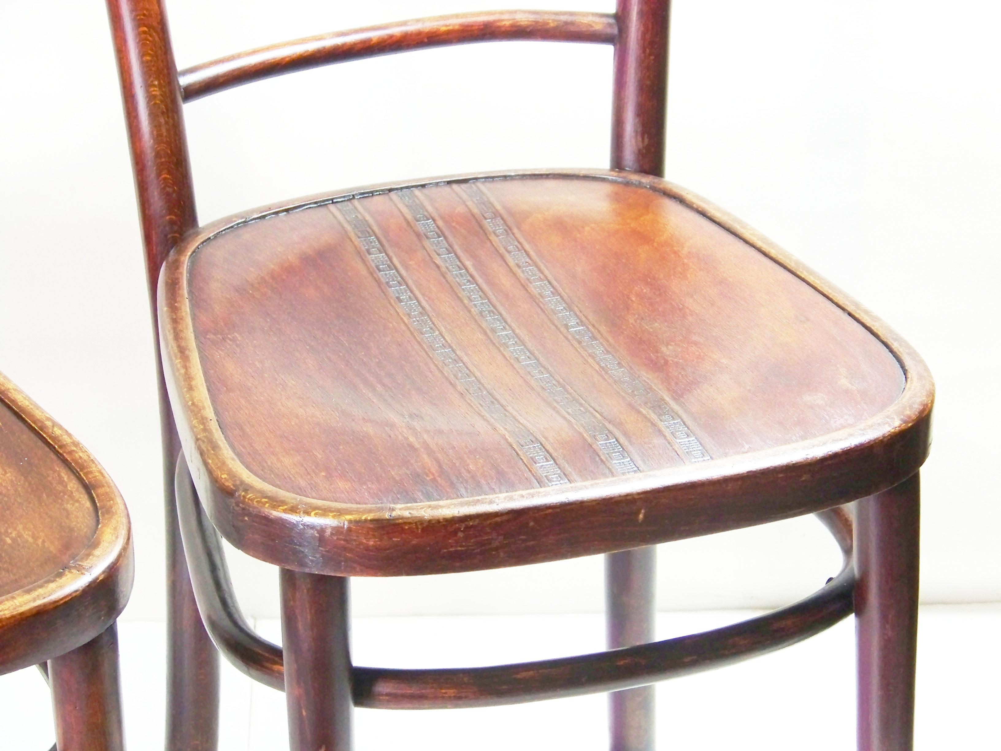Belle Époque Art Nouveau Chair Thonet-Mundus Nr.157 For Sale